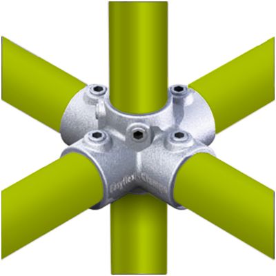 Tubular Kreuz-Verbinder 4-Wege